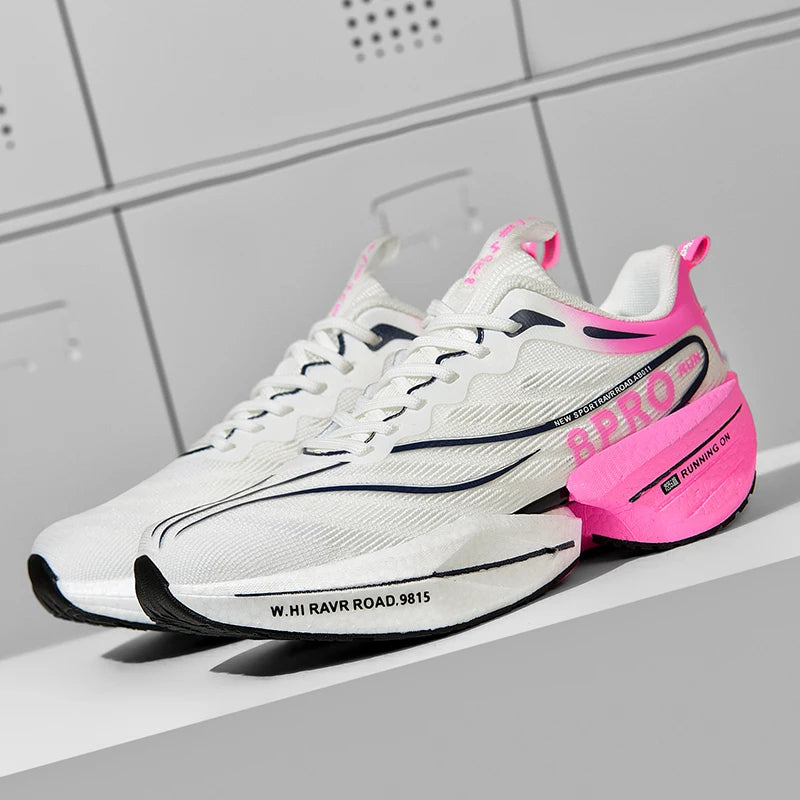 New Men's Running Shoes Non-slip Cushioning Racing Carbon Plate Sneakers Light Tennis Cross Training Shoes Trail Running Shoes