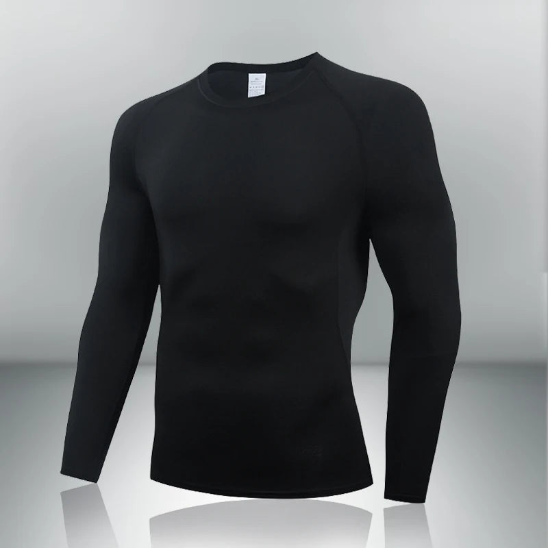 Underwear Tops Men Winter Clothes Thermal Shirt Autumn Men's Winter Tights High Neck Thin Slim Fit Long Sleeve T-shirt