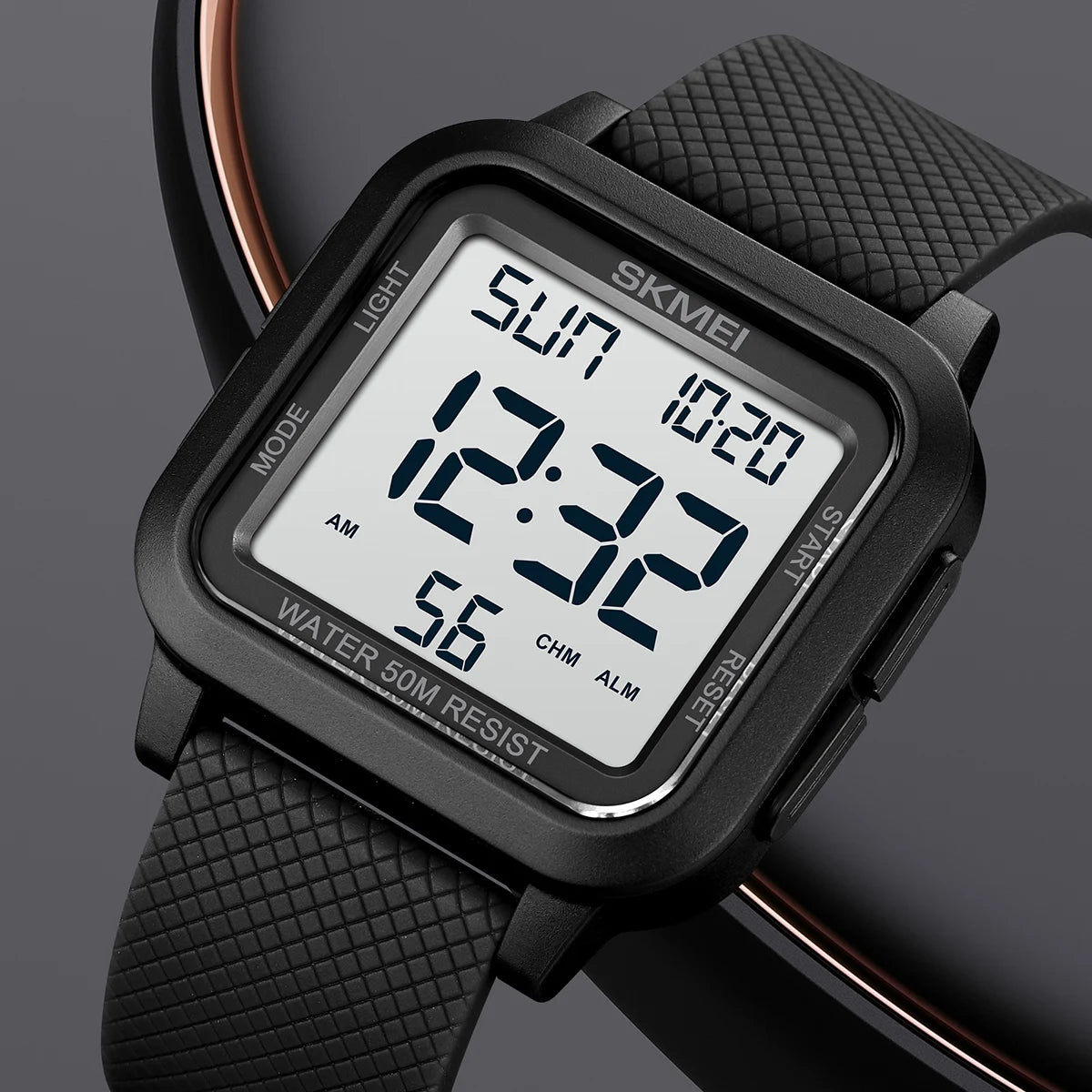 SKMEI Sport Watches Mens Alarm Countdown Clock Male 5Bar Waterproof Military Back Light Shockproof Calender Digital Wristwatch