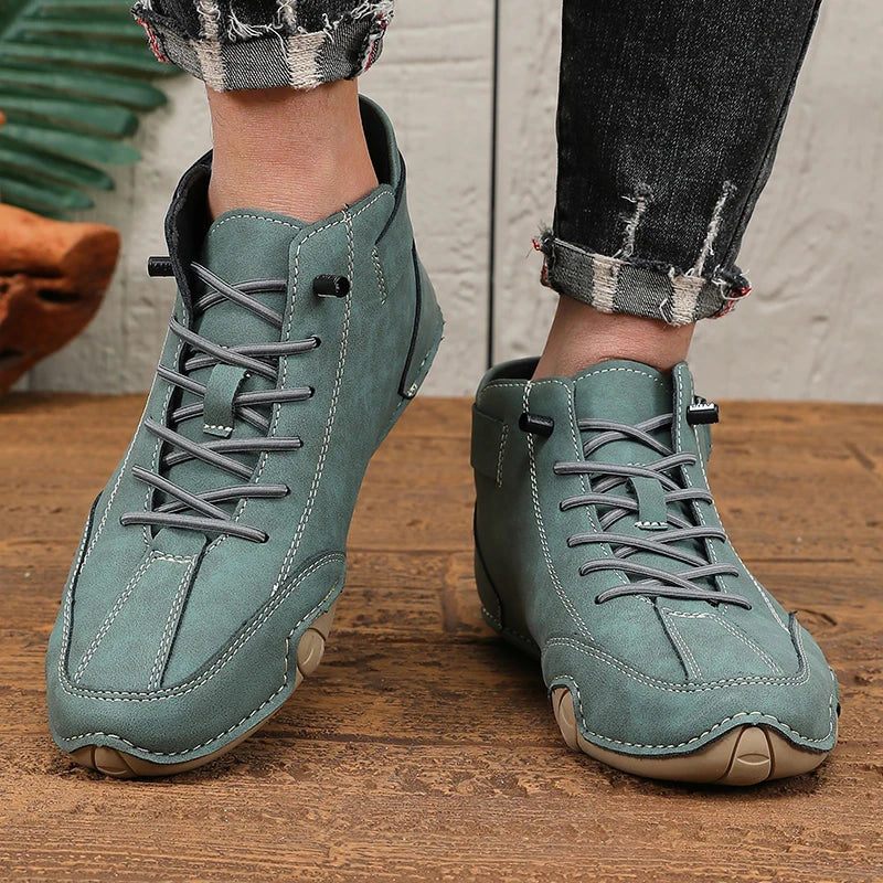 Leisure Men's Boots High-quality Stitching Soft Sole Comfortable Breathable Non Slip Durable Upper Cycling Couple Platform Boots