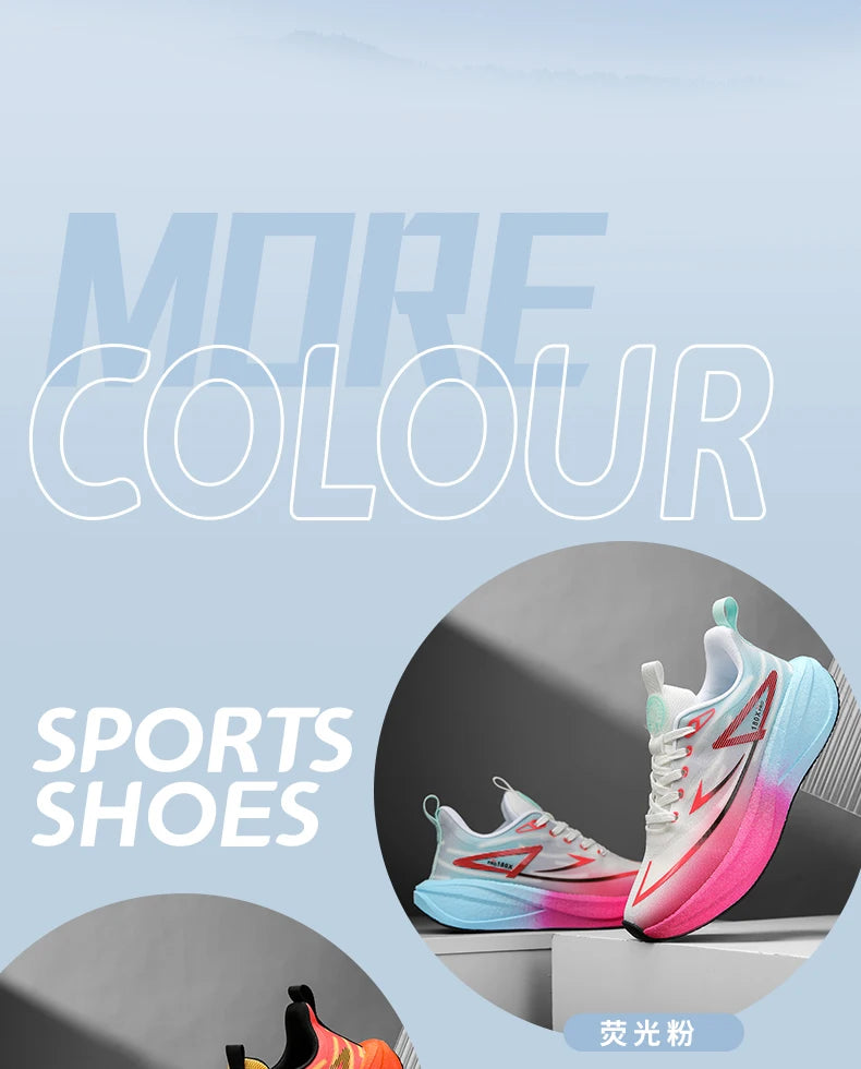 Men Running Shoes Marathon Men's Sneakers Casual Carbon Board Speciality Sports Lightweight Women's Athletic Nonskid Sneaker Men