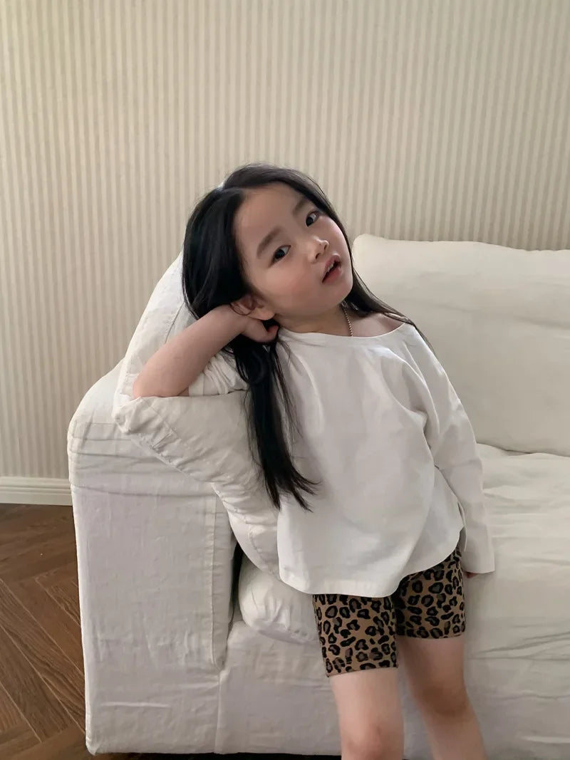 Kids Shorts Leopard Print Leggings Yoga Stretch Pants Kids Clothes for Girls Boys  Shorts for Girls