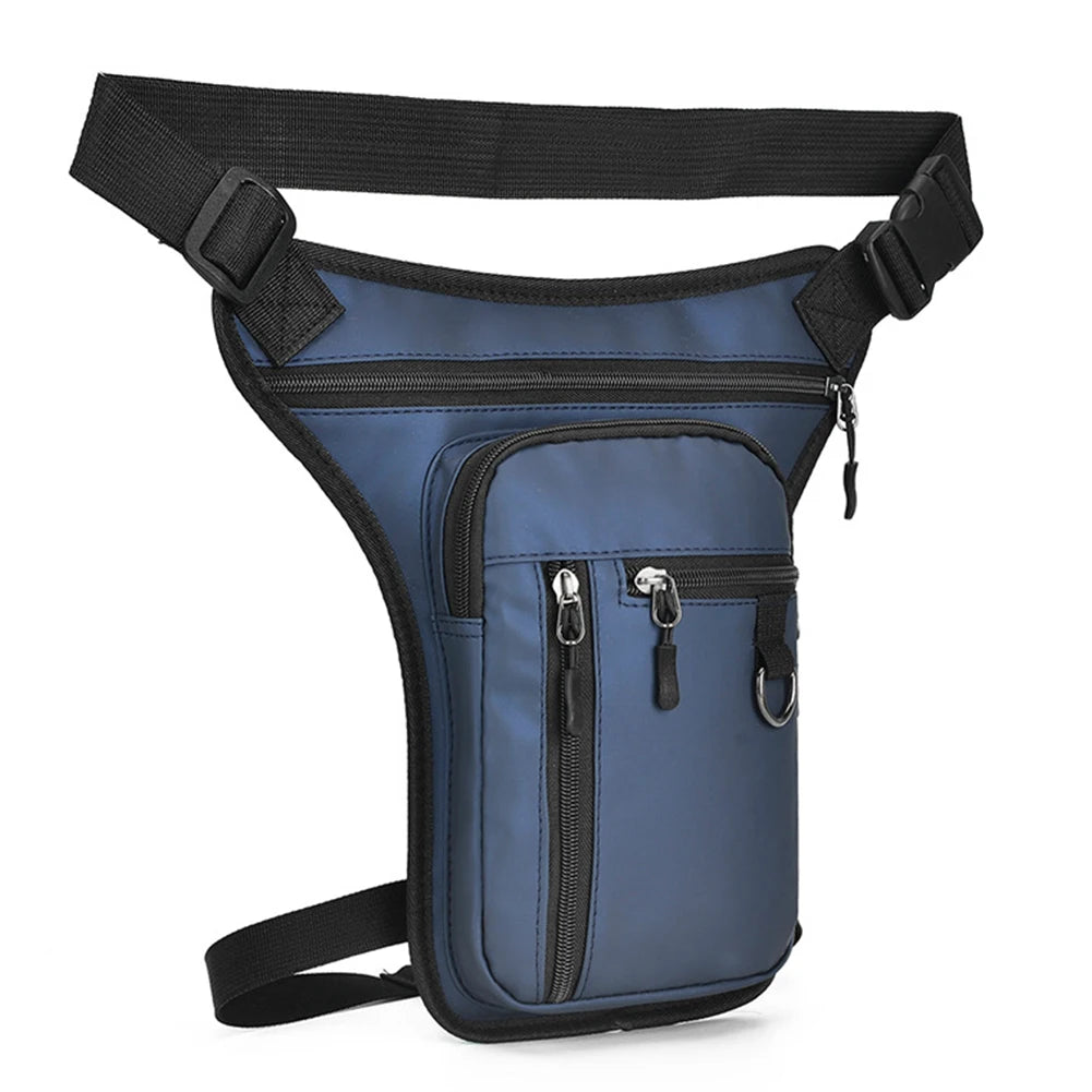 Men Drop Leg Bag Waist Bag for Men Fanny Pack Phone Purse Motorcycle Riding Shoulder Cross Body Thigh Male Hip Belt Waist Bags