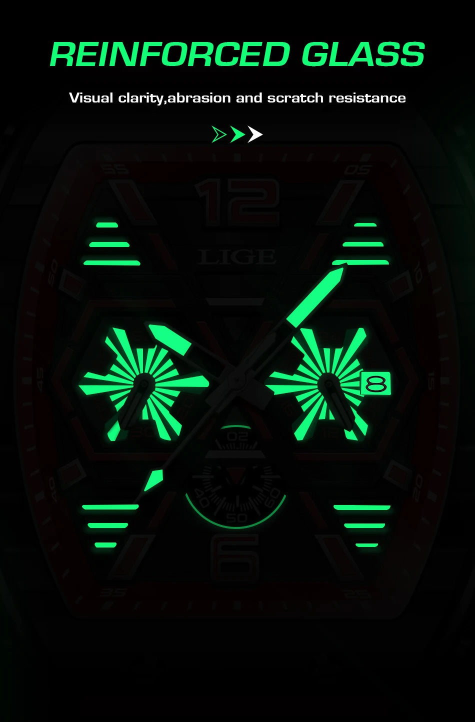 LIGE Top Brand Classic Men's Watches Roman Scale Dial Luxury Wrist Watch for Man Original Quartz Waterproof Luminous Male reloj