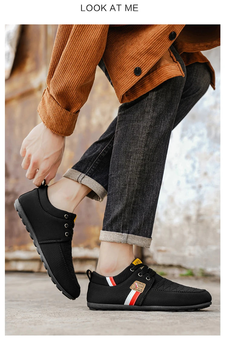Men's Shoes New Style 2026 Spring and Autumn Flat Lightweight Sports Fashion Versatile Soft-Soled Casual Shoes Men's Simple Breathable Men's Shoes