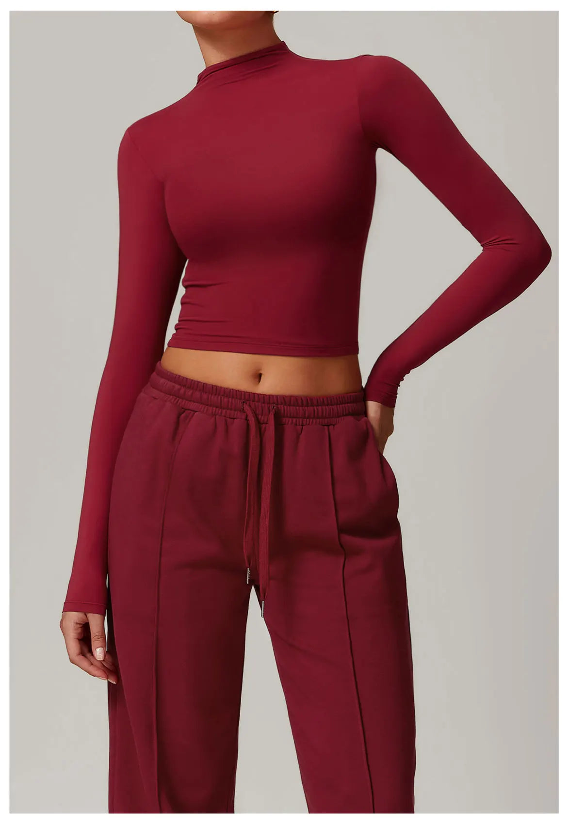 Sportswear 2 Pieces Yoga Set Gym Clothes Sportswear Yoga Suits For Women Fitness Set Tracksuits Sports Long Sleeved Gym Trousers