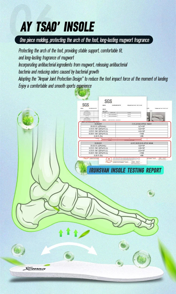 IRUNSVAN Surface 2000 Carbon Board Running Shoes Lightweight Shock-Absorbing Breathable Unisex Sports Shoes 130