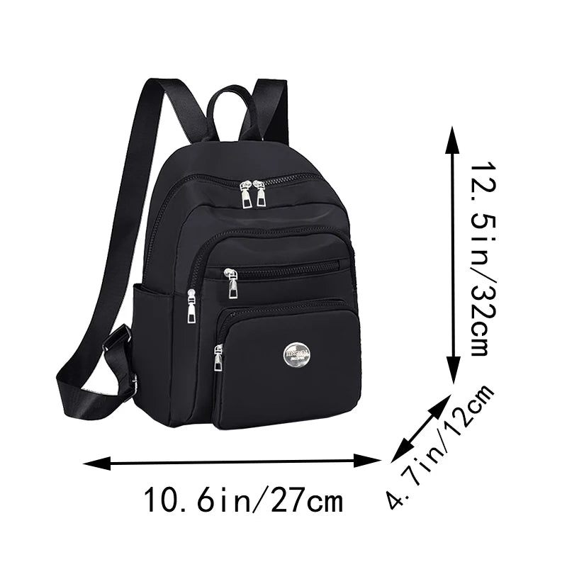 Neutral Style Men's and Women's Nylon Double-Shoulder Bag Suitable for Business Trips Multiple Colors Available.