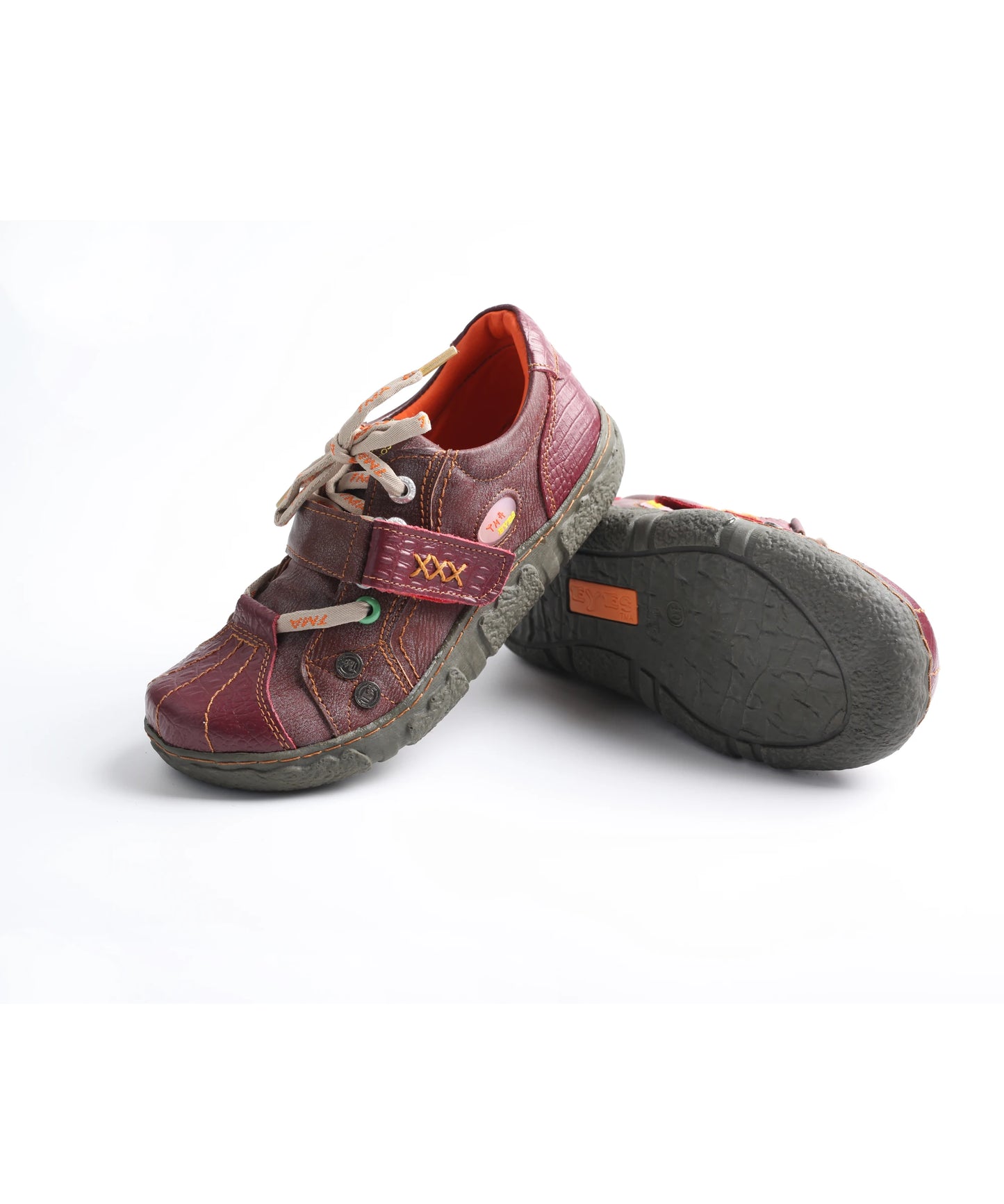 TMA EYES Autumn Women's Casual Handmade Stitching Flat Shoes