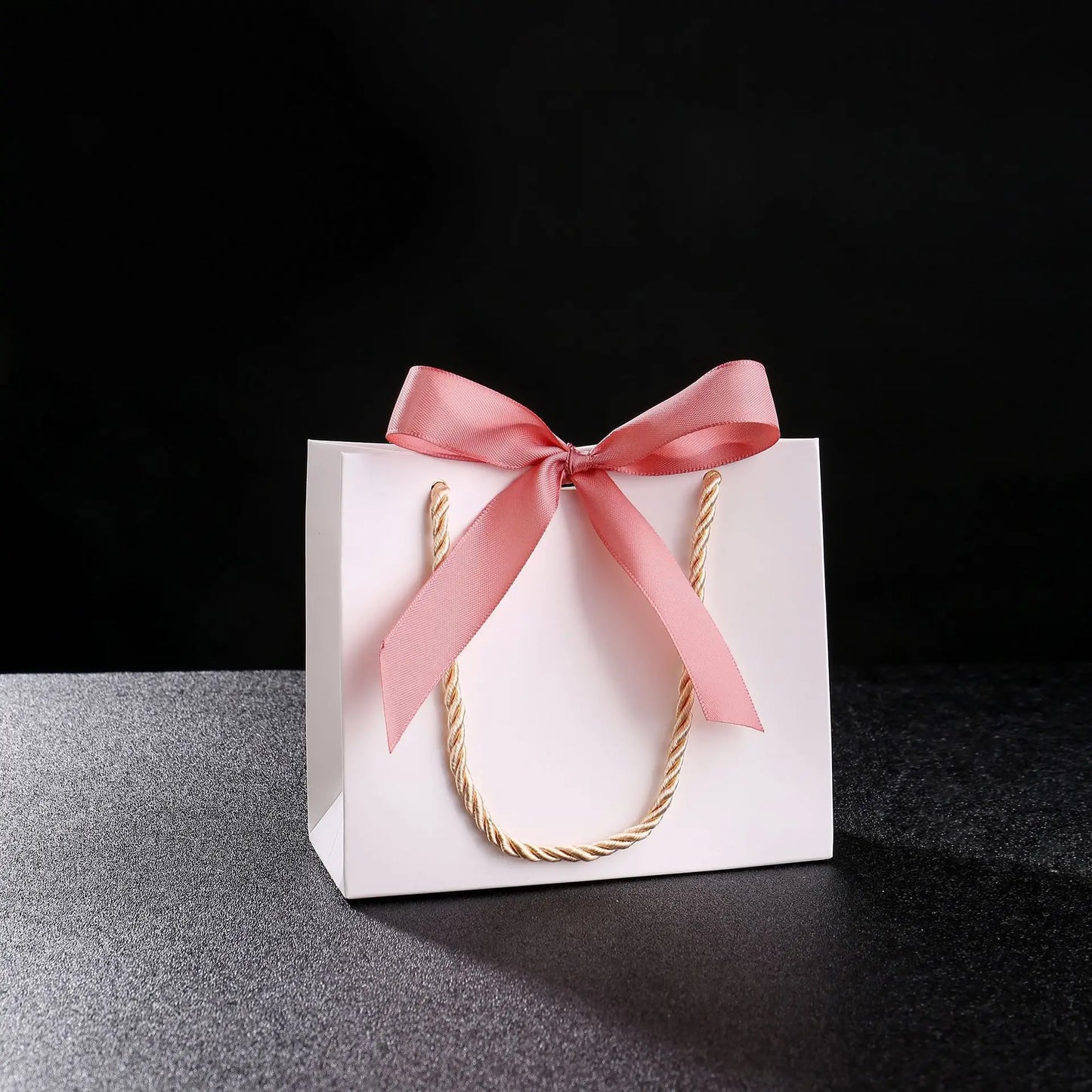 20/50 Reusable Gift Bags with Handles Paper Bags with Bows Shopping Bags Birthday Parties Weddings Graduation Decorative BOX
