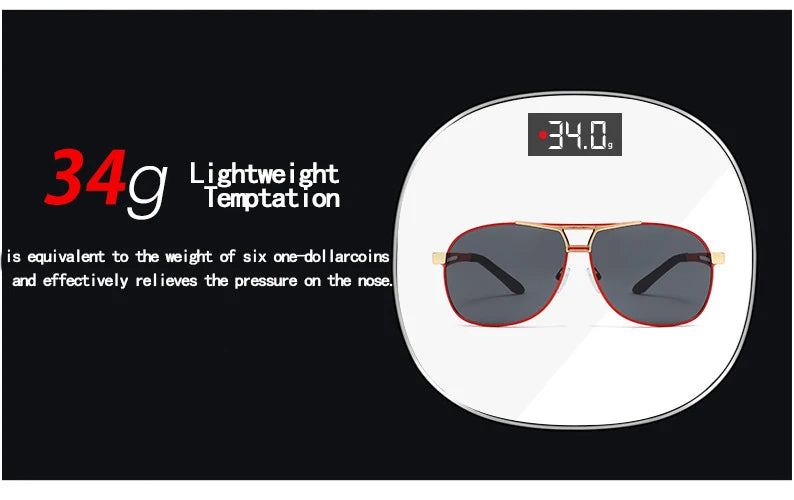 Sunglasses for Men Aviator  UV 400 Protection Military Style Metal Mirror Sun Glasses 1021 BAZAARHUBO