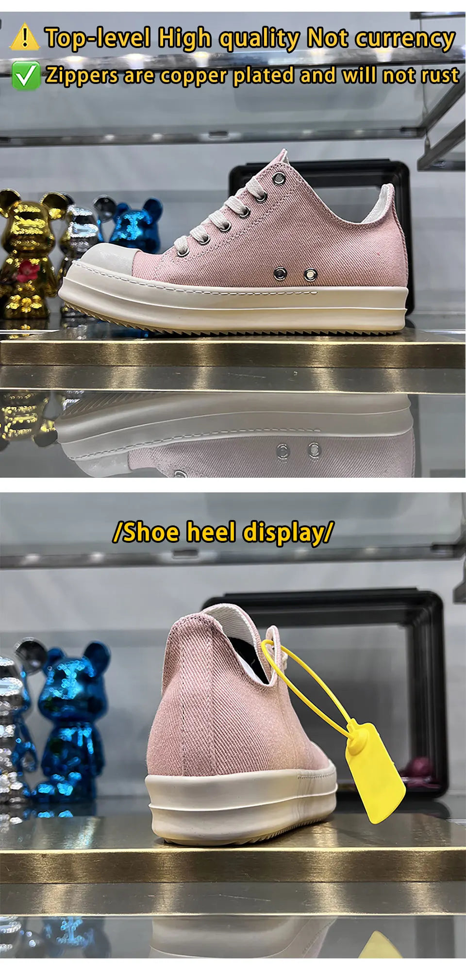 Ro Casual Shoes Women Low Top Quality Canvas Denim Summer Breathable Original Thick Sole Increases Height Men Luxury Sneakers