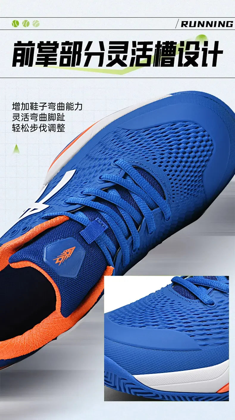Tennis Sports Shoes for Professional Men and Women, Comprehensive Sports Practical Training, Comfortable, Non-Slip, Wear-Resista