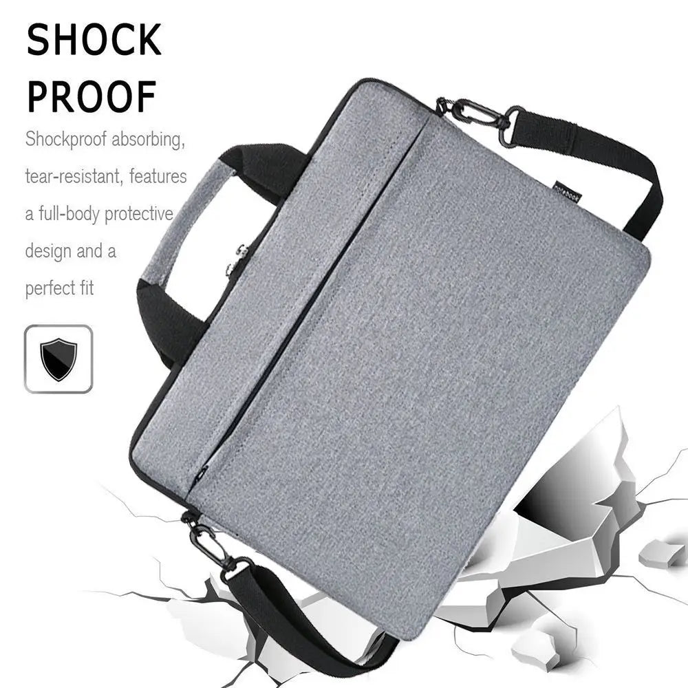 Universal Shockproof Laptop Sleeve Case Large Capacity Ultra Thin Shoulder Bag Business Fashion Laptop Handbag