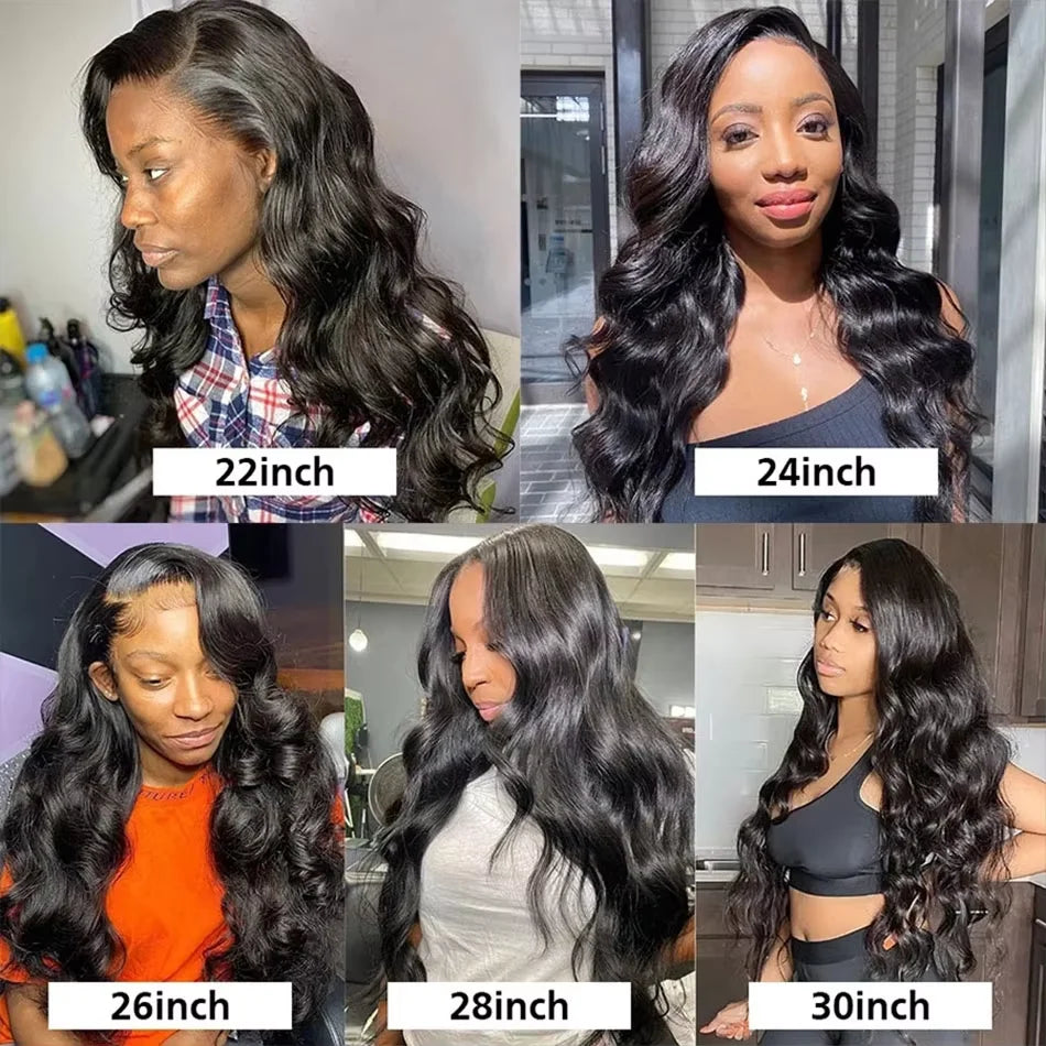 40 50 Inch Body Wave Human Hair Bundles Virgin Raw Human Hair Bundles 16A Brazilian Remy Weave Double Weft Hair Extensions