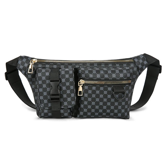 Men's Multi Functional Waist Bag Lightweight Sports Cycling Fanny Pack Small Shoulder Bags for Man Belt Pouch Chest Bags Male