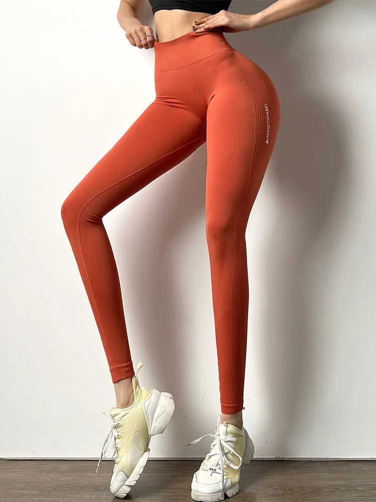 Push Up Seamless Leggings For Fitness High Waist Workout Tights Sport Woman Booty Scrunch Tights Yoga Pants