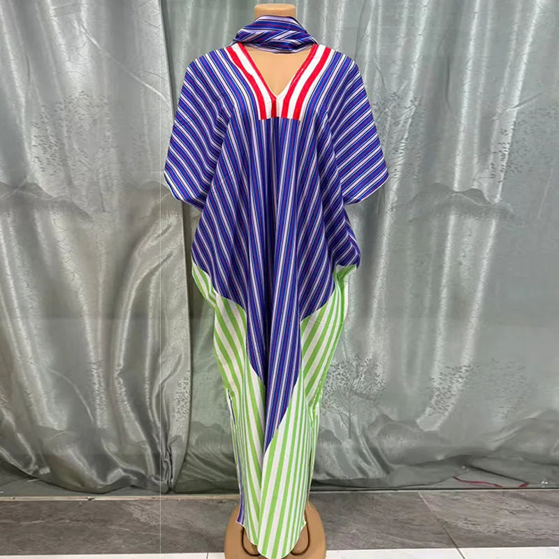 African Dresses for Women Traditional Africa Clothing Dashiki Ankara Gown Abayas Robe Muslim Kaftan Maxi Long Dress Outfits