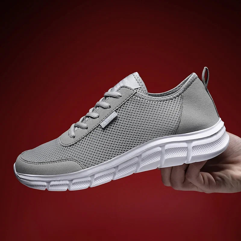 MAEDEF New Sneakers Men's Breathable Mesh Lightweight Casual Walking Man Shoes Big Size 39-48 Comfortable Black Sneakers for Men