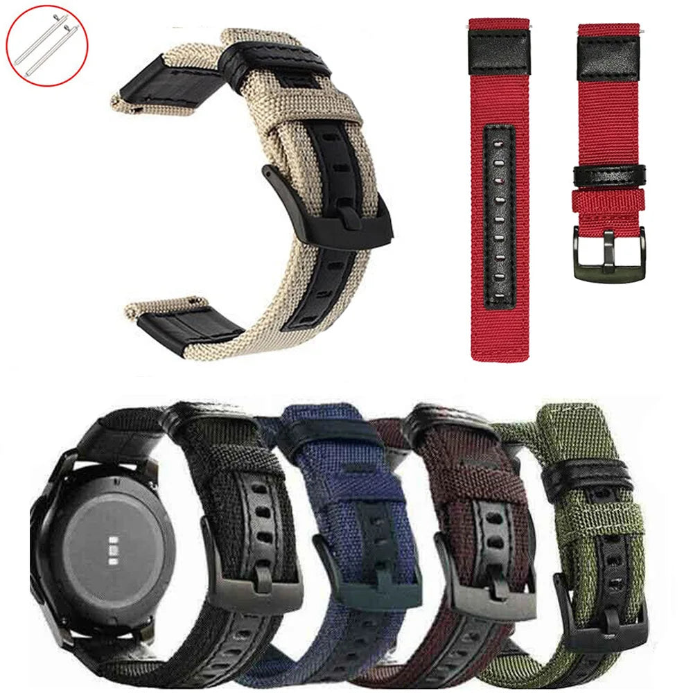 Nylon Leather Strap for For NORTH EDGE APACHE-46 Watchband Belt Replacement Accessorie