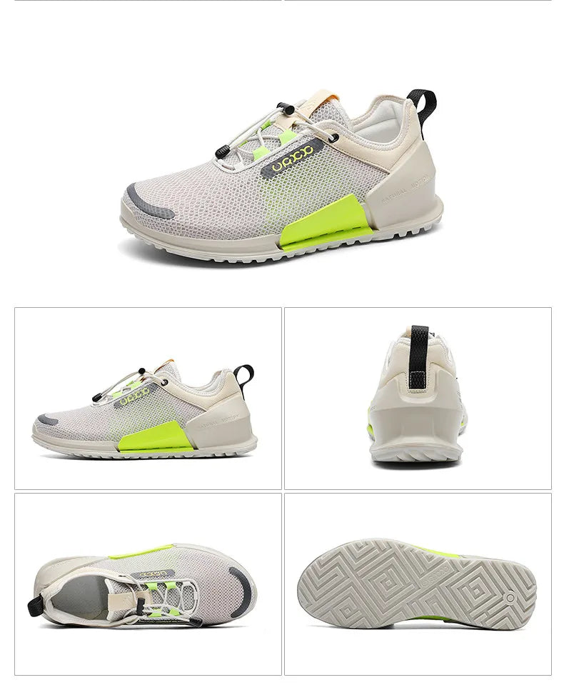 Lightweight Men's Running Shoes Outdoor Breathable Men Sports Shoes Anti-slip Male Sneakers Fashion Flexible Tennis Lace-up New