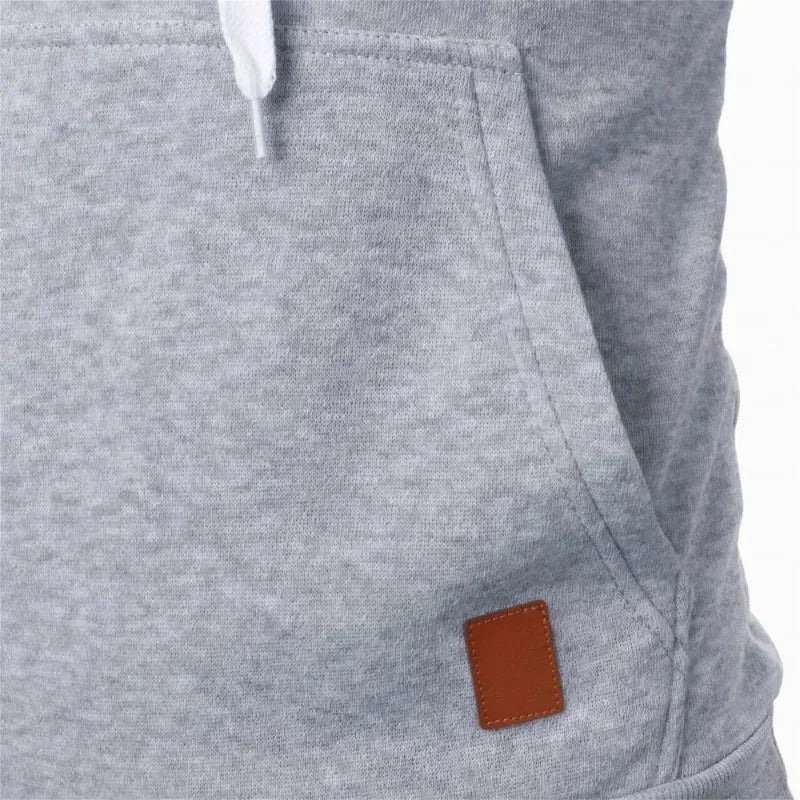 Casual Street Sweatshirt, Women's Solid Color Pullover Hoodie, Sport Style, Adjustable Drawstring Hood and Kangaroo Pocket