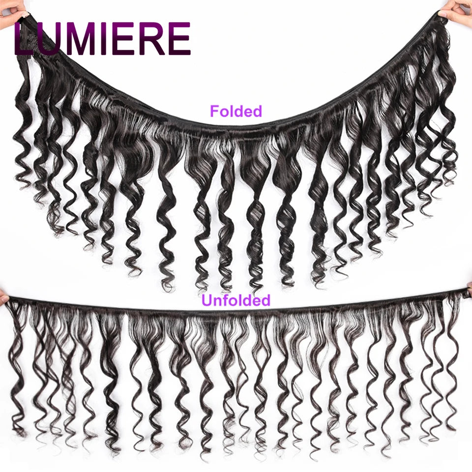 8-40 Inchs Loose Wave Bundles Brazilian Human Hair Weave Bundles 1/3/4 Bundles Deal Top Quality Human Hair Extensions Wholeasle