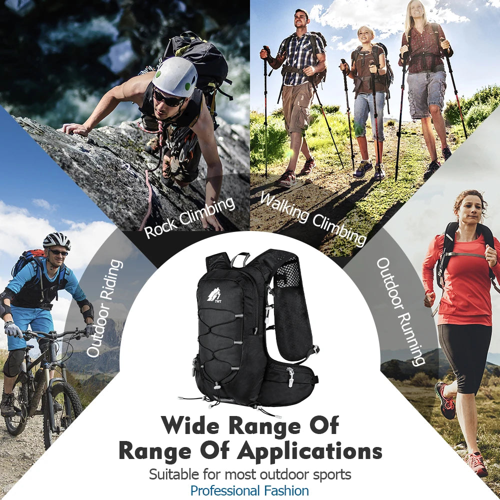 20L Ultra Lightweight Hydration Vest with 2L Water Bladder for Outdoor Hiking Cycling Marathon Outdoor Mountaineering Backpack