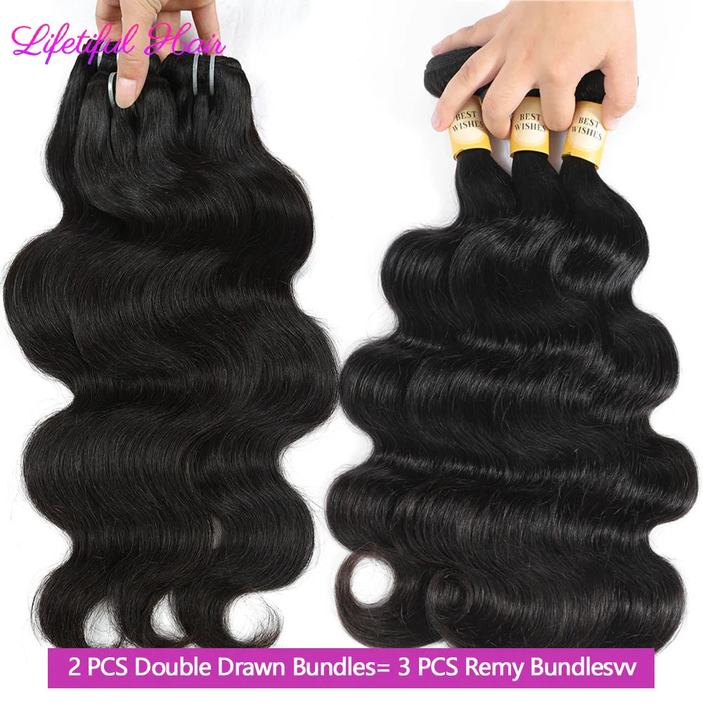 15A Double Drawn Hair Bundles Body Wave Vietnamese Raw Hair Bundles Human Hair Extensions 20 22 24 Inch Tissage Humain Hair