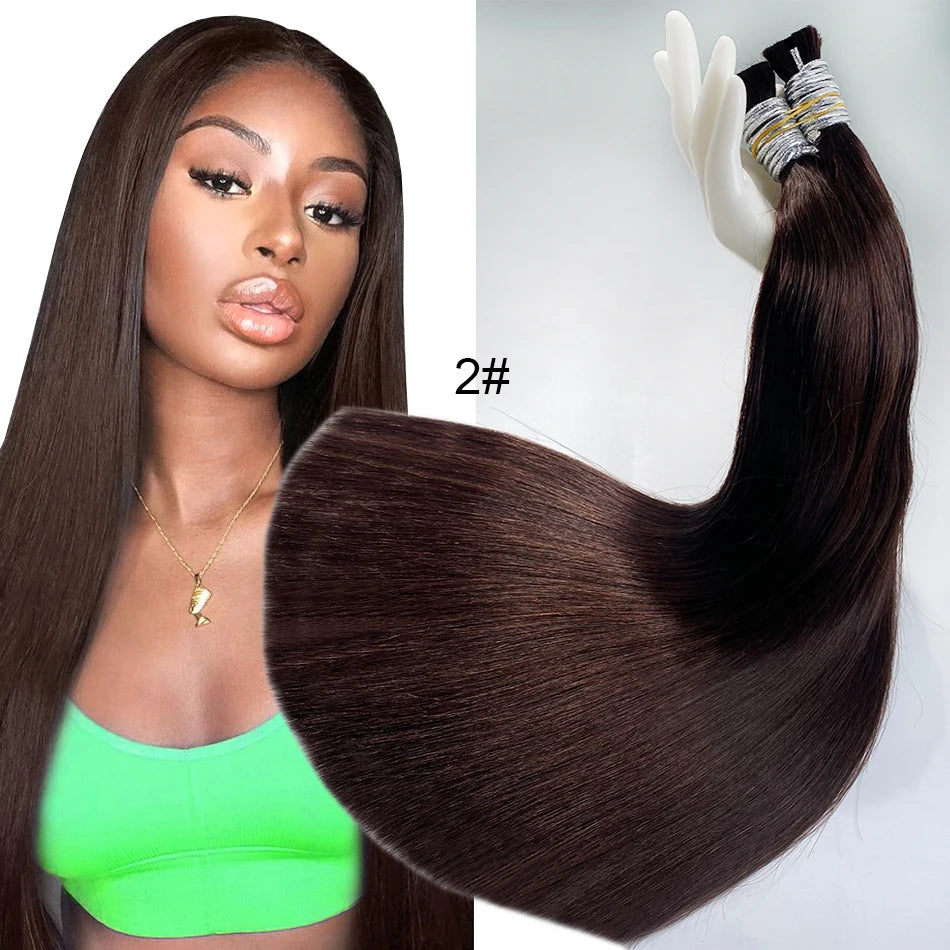 Human Hair Bulk No Weft Vietnamese Hair Virgin Remy Straight Hair Bulk 12-30inch 100g 100%  99j Real Natural Hair Extension Grey