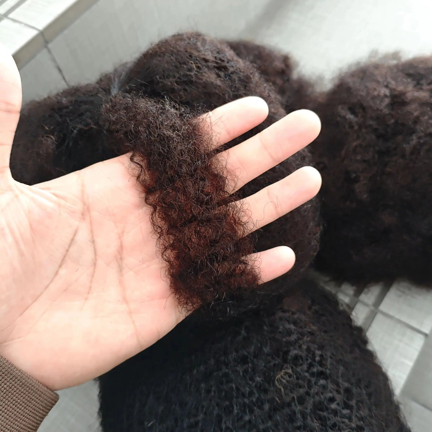 Afro Kinky Curly Bulk 4C Human Hair 10-18 Inch 30g 50g/pack Soft for Mini Twist Braids Dreadlocks Extensions Locs Repair