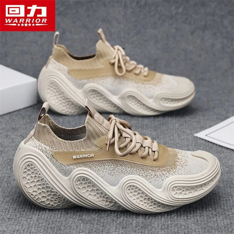 Warrior Original Brand Sports Shoes Summer Breathable Mesh Lightweight Running Shoes Wear-resistant Non-slip Casual Sneakers