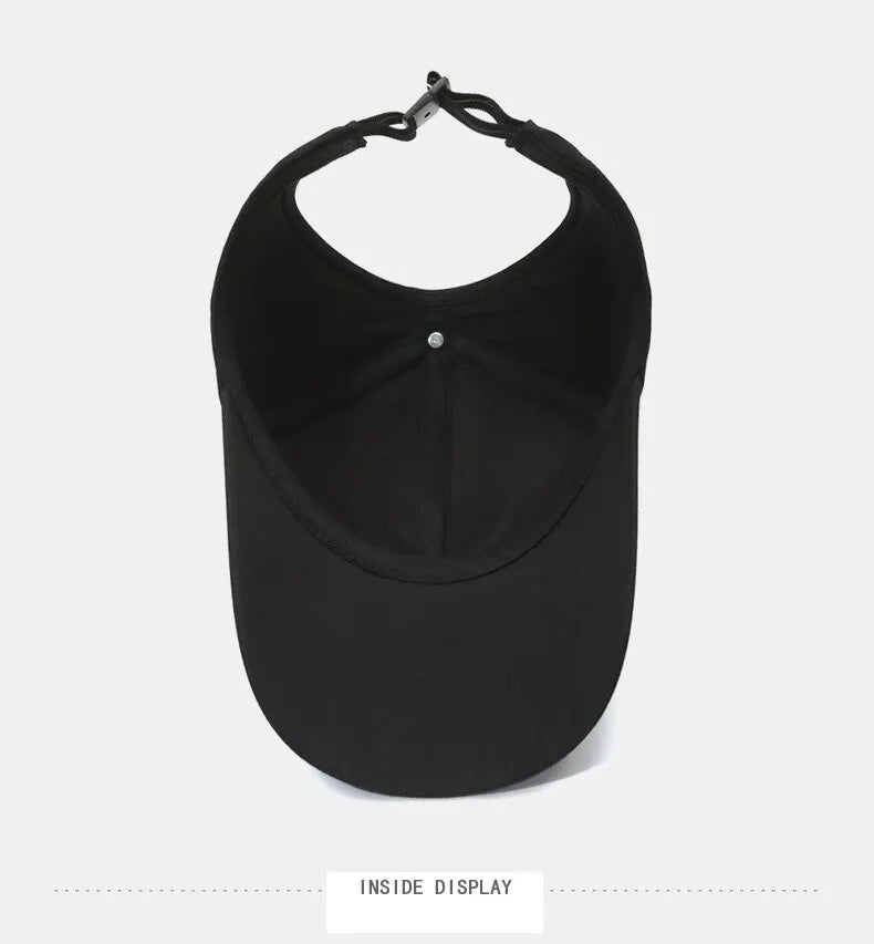 Summer New Ponytail Quick-Drying Sunscreen Hat Fisherman Hat Women Shade Cap Uv Protection Soft Top Hat