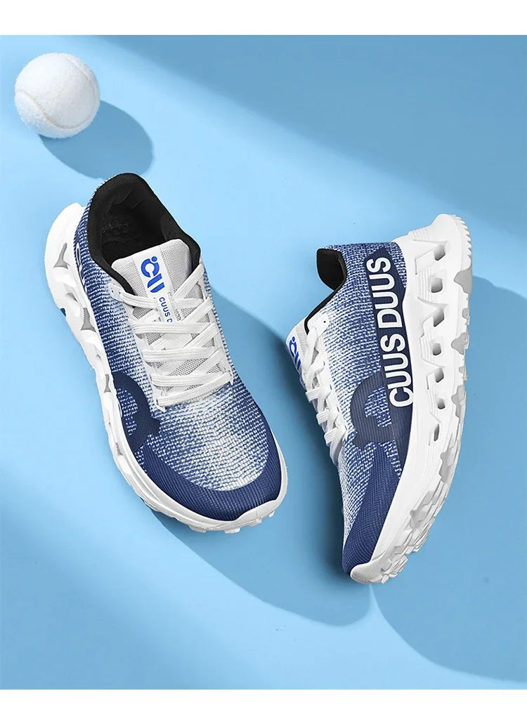 Men's Running Shoes Outdoor Couple Trainer Race Sneakers Off-road Shoes Cushioning Jogging Non-Slip Breathable Mesh Luxury Shoes