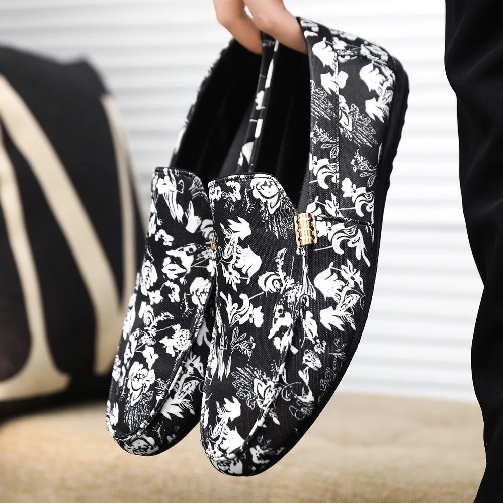 2026 Summer New Arrival Men's Chinese-Style Casual Shoes Minimalist Chinese-Style Loafers Retro-Chic Driving Shoes Work Shoes