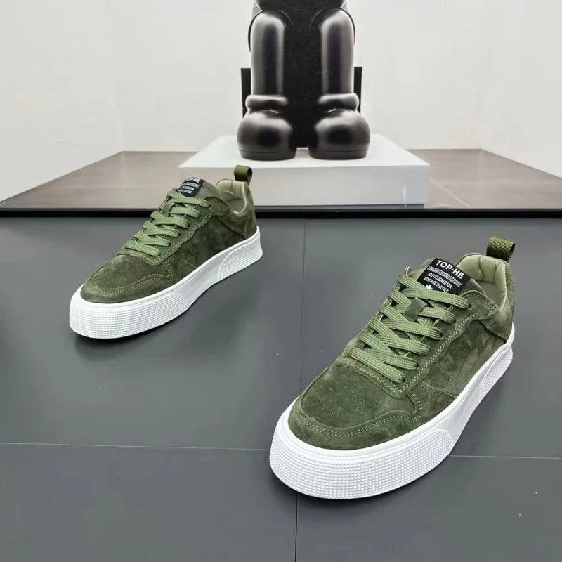 Board Shoes for Men Trendy Flat Shoes Lightweight Comfortable Sports Men Shoes Soft Outdoor Walking Shoe Zapatos Para Hombres
