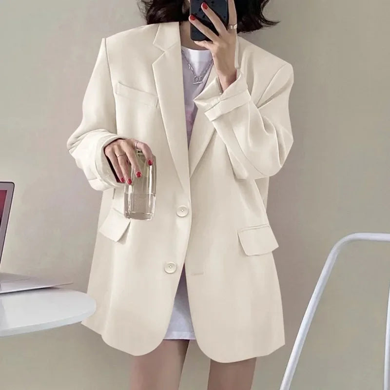 Blazer Woman Spring Summer New Solid Color Suit Jacket Women Korean Fashion Casual Comfortable Suit Woman Clothing Outerwears