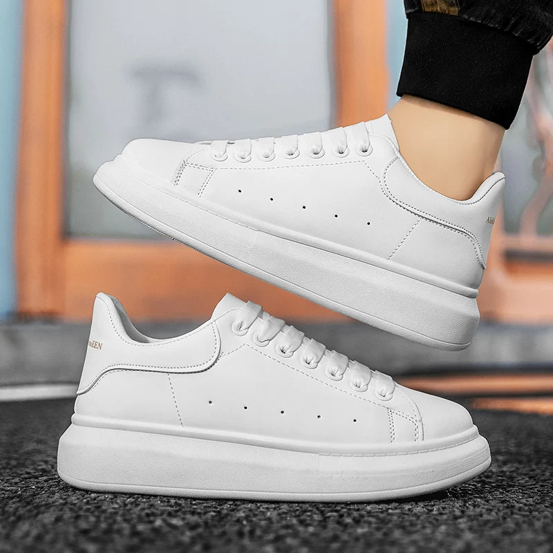 Fashion Platform Men Sport Shoes Casual Sneakers Autumn Outdoor Breathable Lightweight White Running Shoes Women Tennis Shoes
