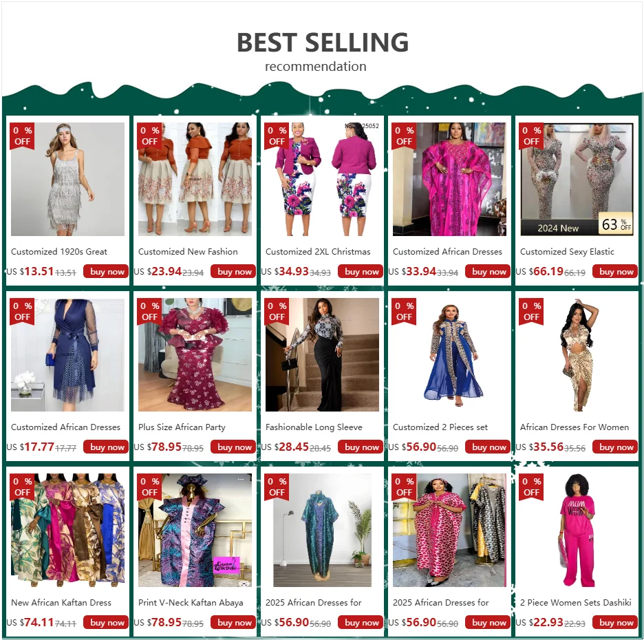 Customized New Fashion Print African Dresses for Women Dashiki Autumn Style Ankara Clothes Africa Dress Ladies Robe Africaine Fe