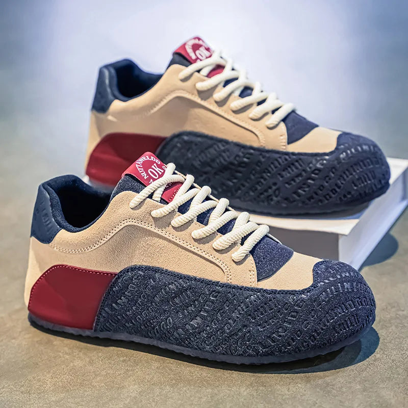 Fashion brand tenis men casual faux leather sneakers male wedged shoes new spring summer breathable trainers man gym run shoes