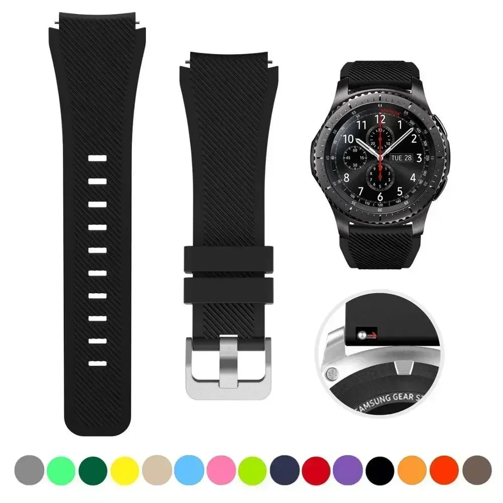 22mm Silicone Strap For New C20 Pro Smart Watch Wristband Bracelet Band For Zeblaze Btalk 3 Plus/Ares 3 Pro/Vibe 7 7 Pro 7 Lite