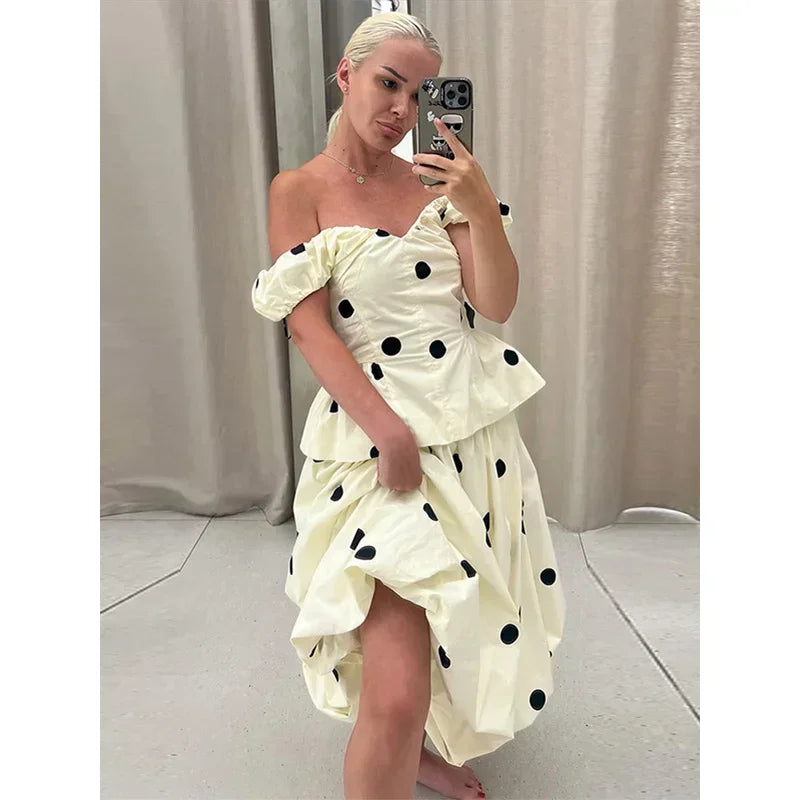 Vintage Polka Dot Backless Tank Tops Sexy Summer Street Chic Slim Deep V Neck Vest Casual Ruffles Sleeveless Tops Woman 2026 BAZAARHUBO
