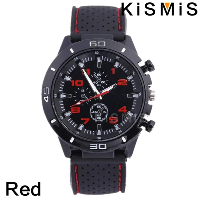 Fashion Men Quartz Watch Business Style Leather Strap Wristwatch 4 Colors Available Stylish Timepiece