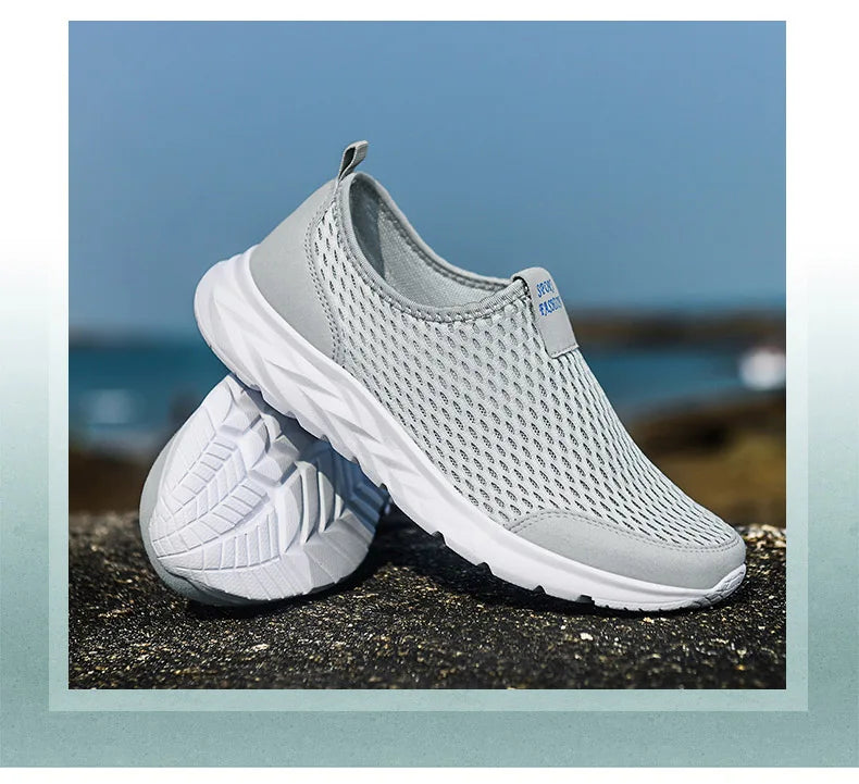 Lightweight Flat Sneakers Men Outdoor Walking Sneakers For Men Summer Large Size 48 Men's Loafers Casual SneaKers Women Male