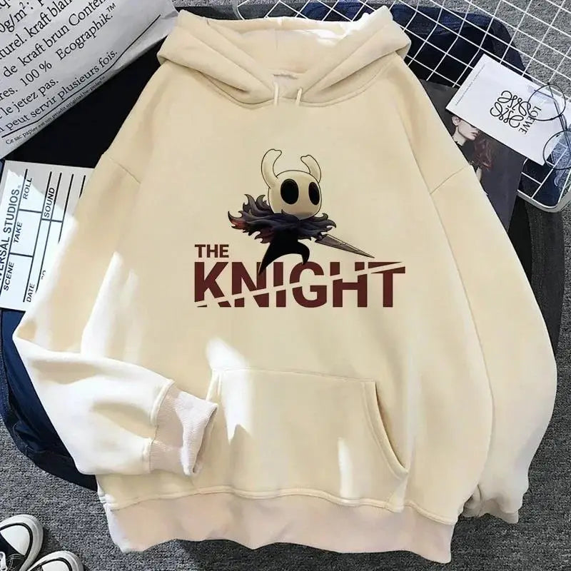 Hollow Knight Hoodies Men Korea Ulzzang Grunge Y2k Aesthetic Fmale Autumn and Winter Pullover Hoddies Streetwear Graphic