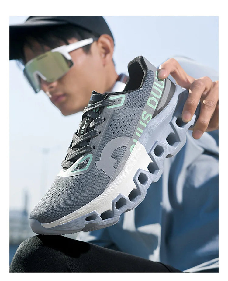 Men's Cushioning Running Sneakers | Lightweight Non-Slip Athletic Shoes