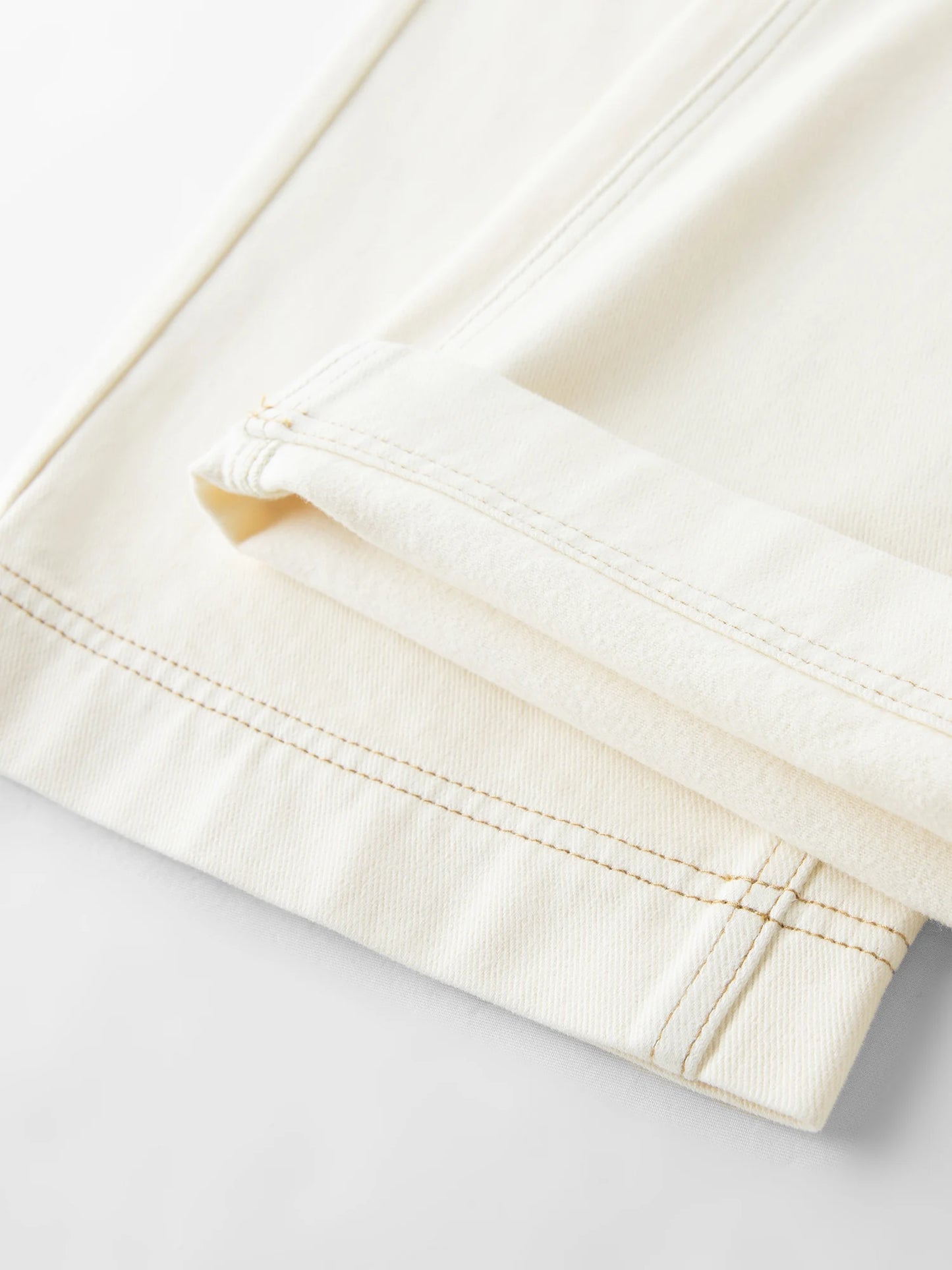 FSLE Straight High Waist Jeans for Women Winter Solid Simple All-match 2025 New Long and Short Versatile Pants Korean Style