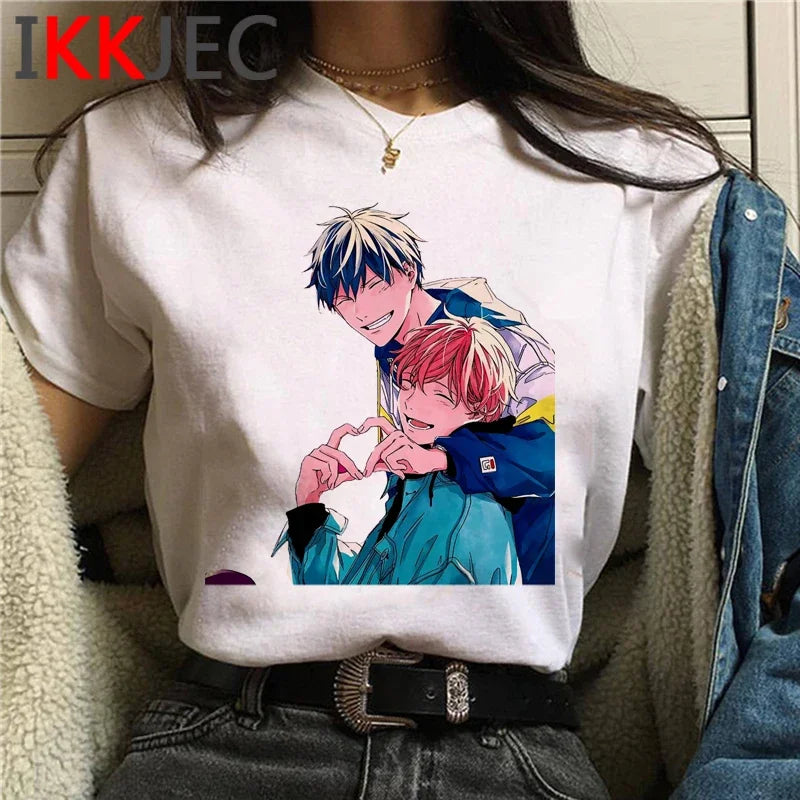 Given T Shirt Anime Sleeve Yaoi Bl Given Given Yaoi Given Anime T-shirt Given Manga Music Mafuyu Tshirt Men Harajuku Tees Male