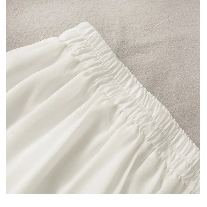 Women's High Waist Pleated Mini Skirt, Korean Fashion, Casual, Short, Black, White, A Line, Sexy, Alt Clothes, Female, Summer