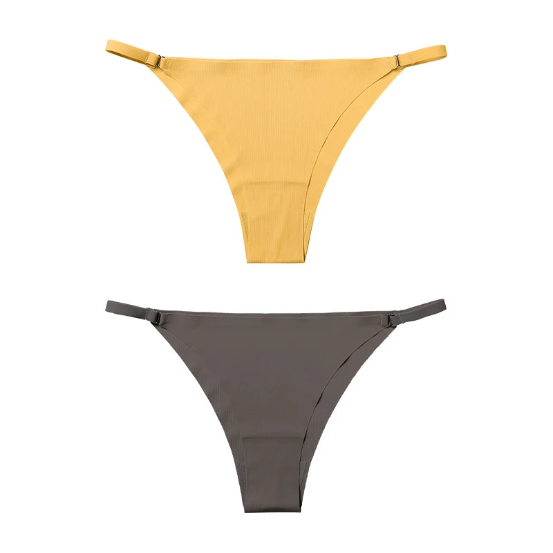 1Pc/2Pcs/4Pcs/7Pcs/Set Hot Sale Women's Panty Thin Belt Sexy Cotton Crotch Briefs Comfortable Breathable Seamless Panties